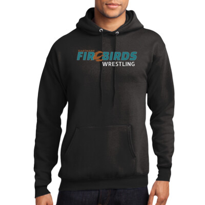 Firebird logo with optional wrestling text - Hoodie   Thumbnail